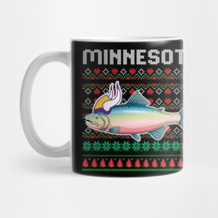 Ugly Christmas Minnesota Walleye vikings Mug